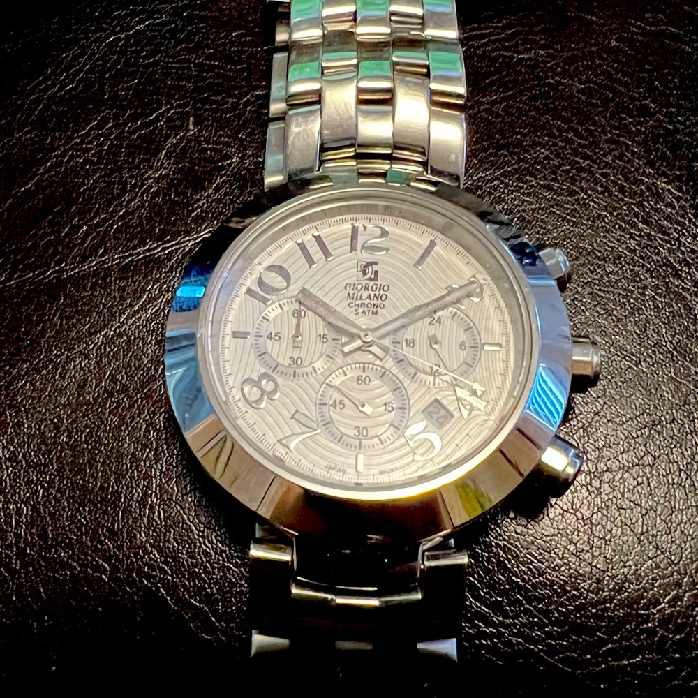 Men’s Giorgio Milano Chronograph Stainless Steel Watch